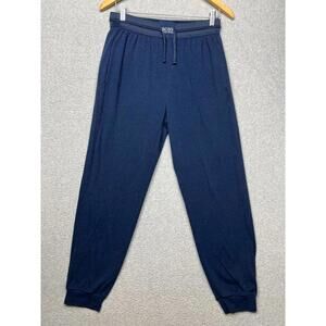Hugo Boss Mens Cotton Logo Waist Pull On Drawstring Lounge Pants S Comfort Y2k